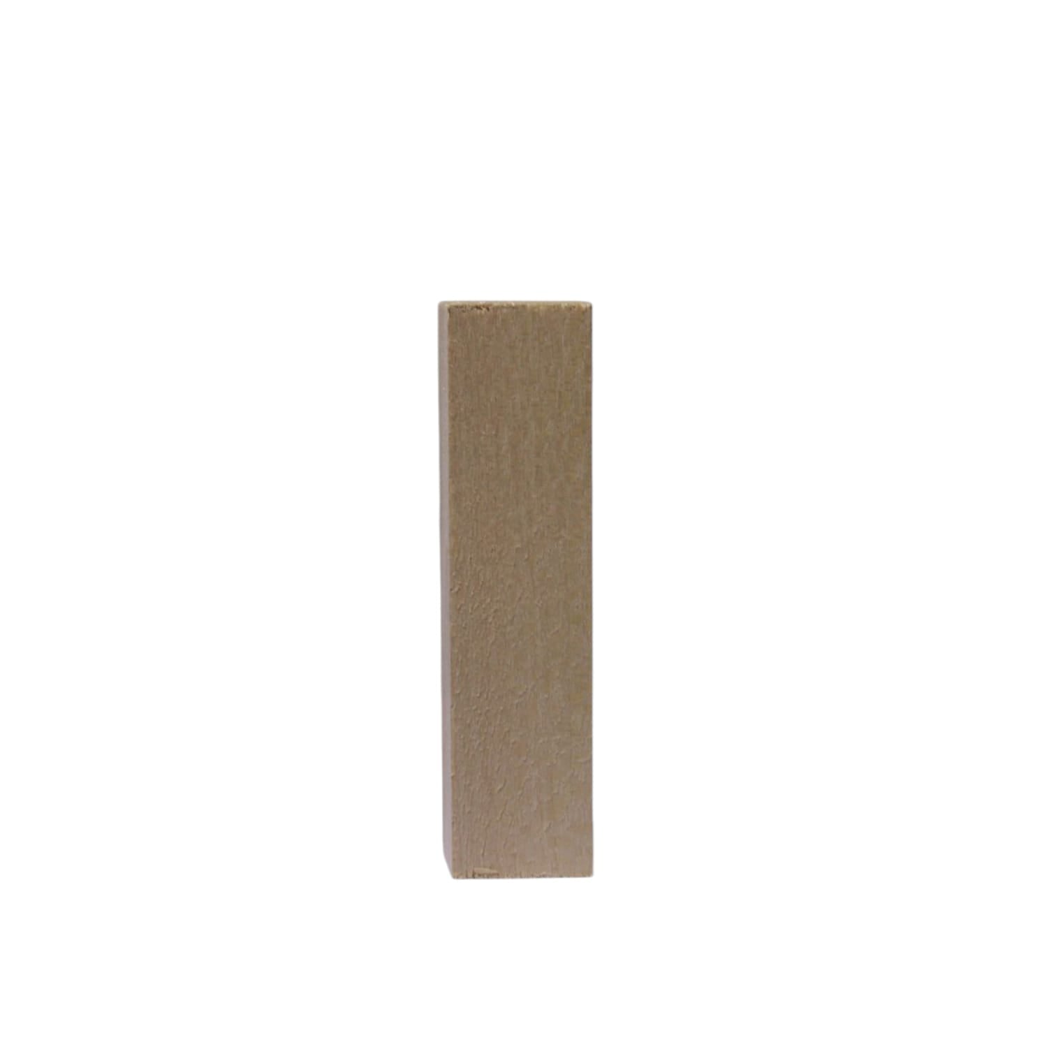 Woodyst Ihlamur Ahşap Oyma Bloğu 2,5x2,5x10 cm Tekli – Whittling, Chip Carving ve Hobi İçin