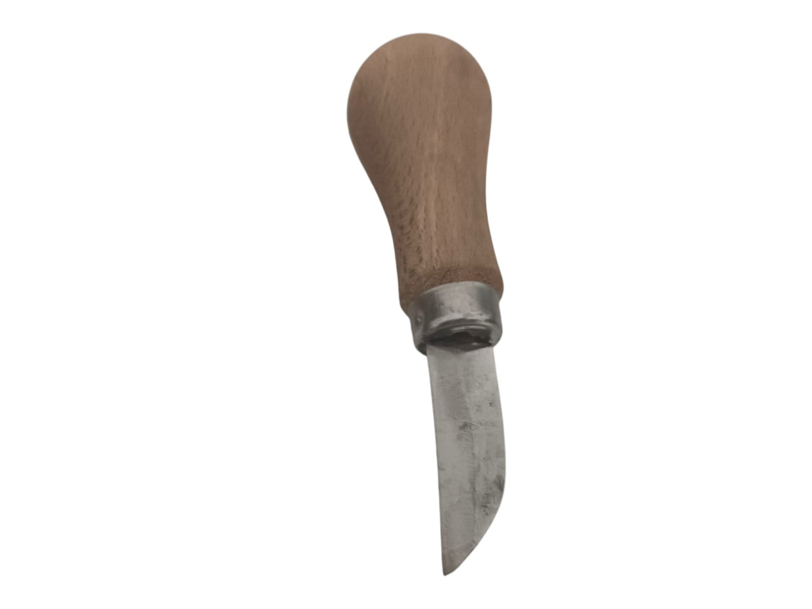 Woody.st Armut Saplı El Yapımı Dövme Çelik Sivri Yontma Bıçağı | 19 cm Ahşap Oyma Bıçağı