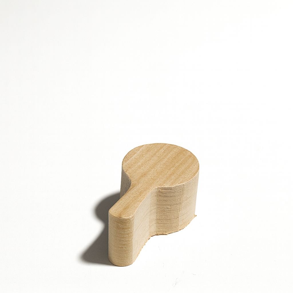 Woody.st Ihlamur Ahşap Kuksa – Yarı Hazır Oyma Blok 15×8,5×7 cm | El Oymacılığı & Hobi