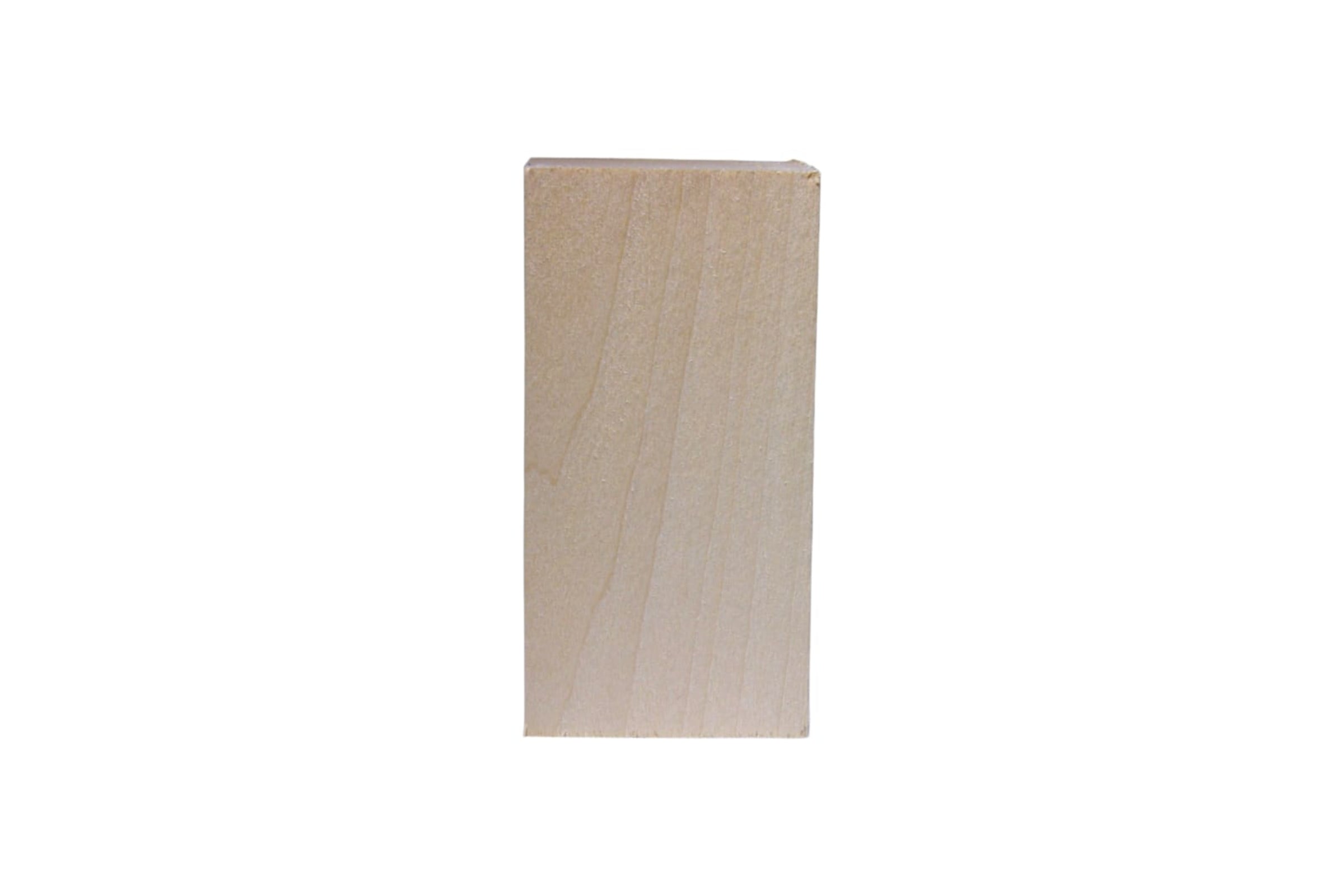 Woody.st 1 Adet Ihlamur Ahşap Blok 5x5x10 cm | El Oymacılığı, Hobi ve Ahşap Oyma Malzemesi