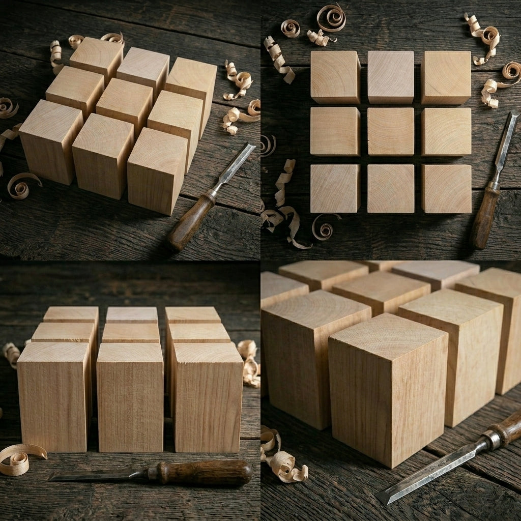 Ihlamur Blok Seti – 6 Adet 5x5x10