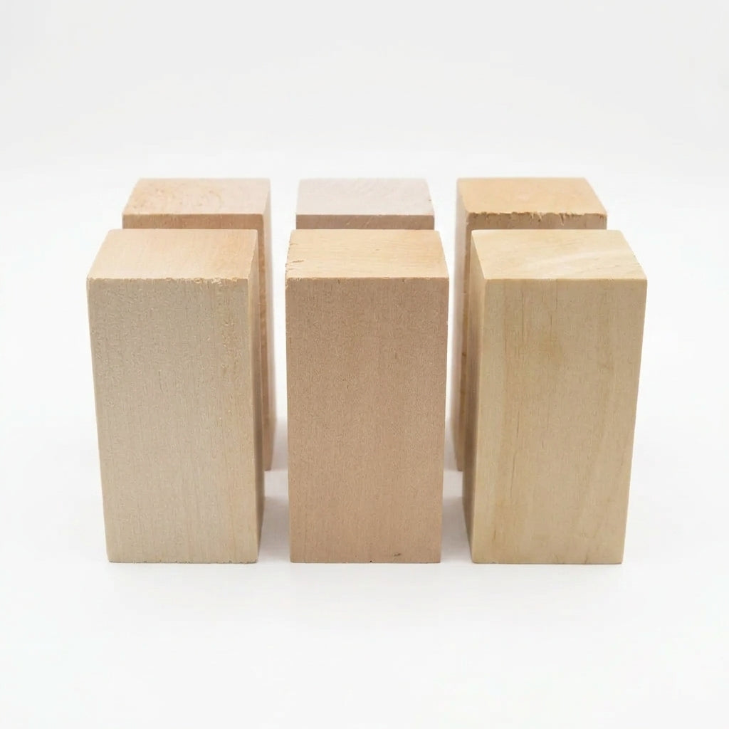 Ihlamur Blok Seti – 6 Adet 5x5x10