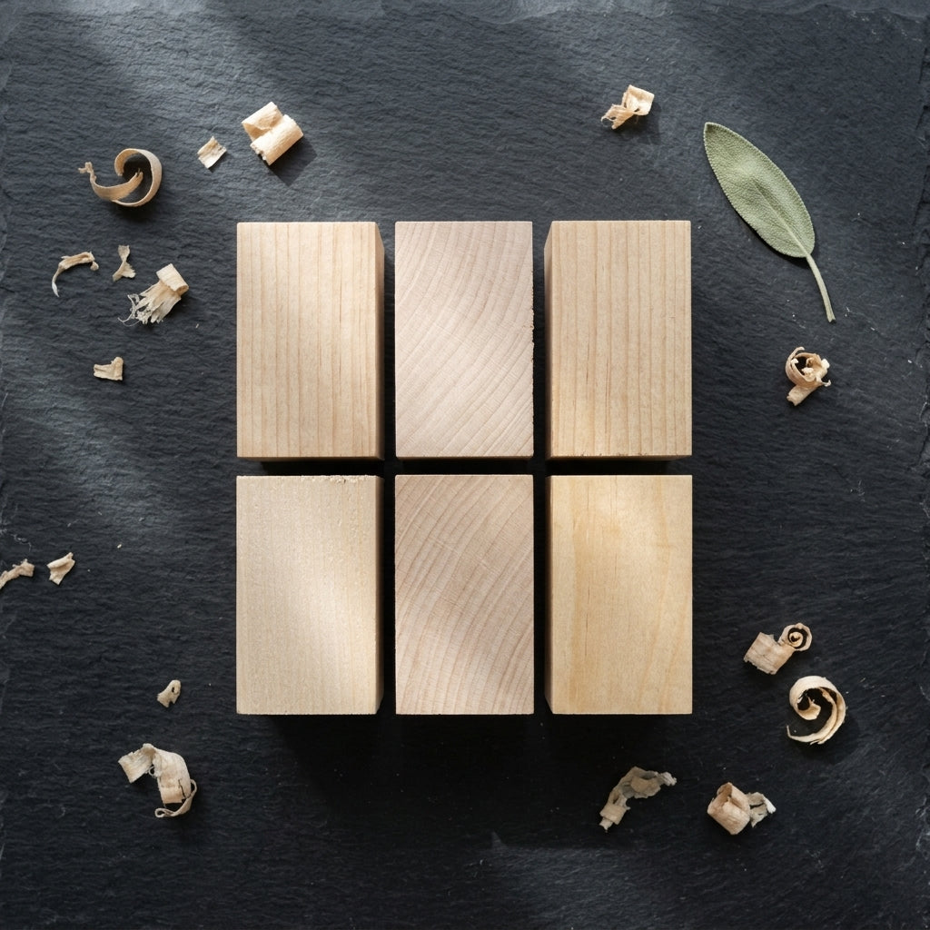 Ihlamur Blok Seti – 6 Adet 5x5x10